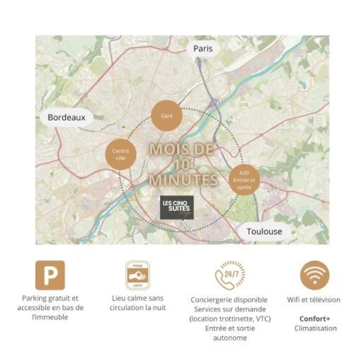Limoges Sud-Lescinqsuites-L'Eden - Dabnb 外观 照片
